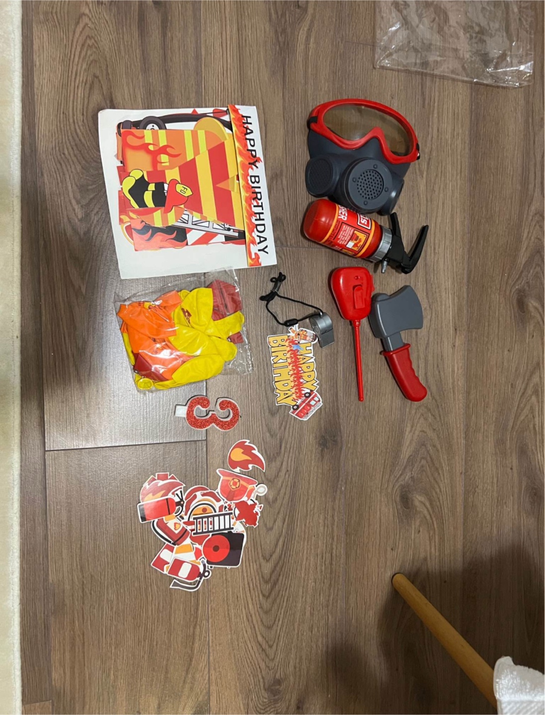 Firefighter Birthday Party Decoration Set - photo 2
