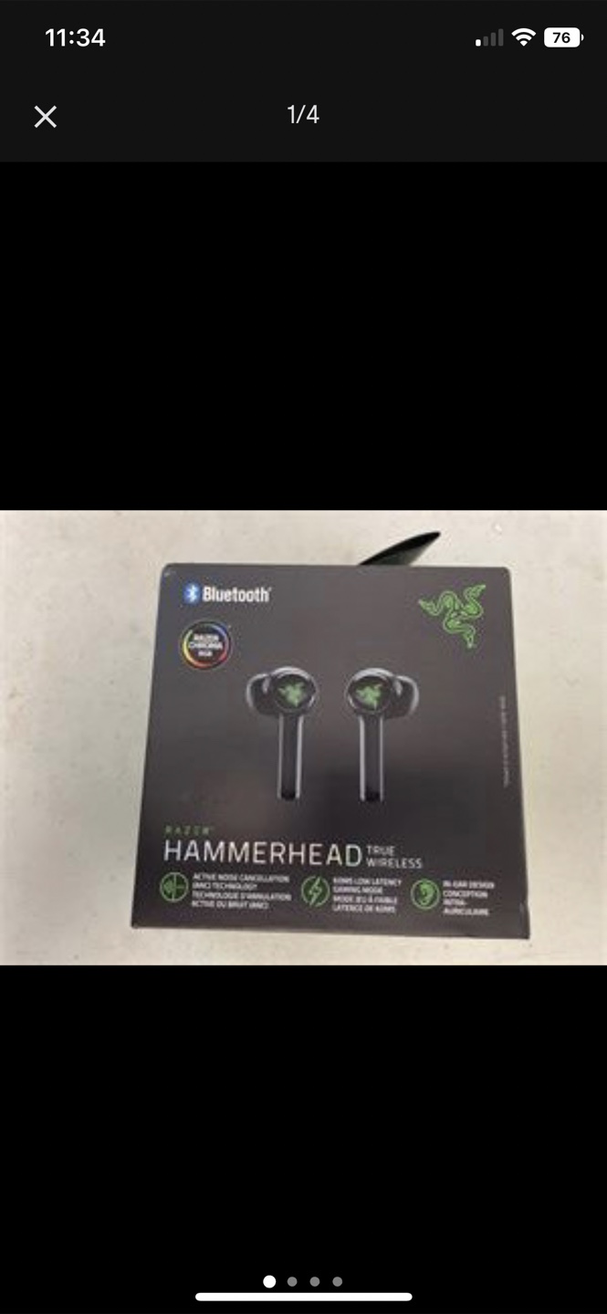 Razer Hammerhead True Wireless Earbuds