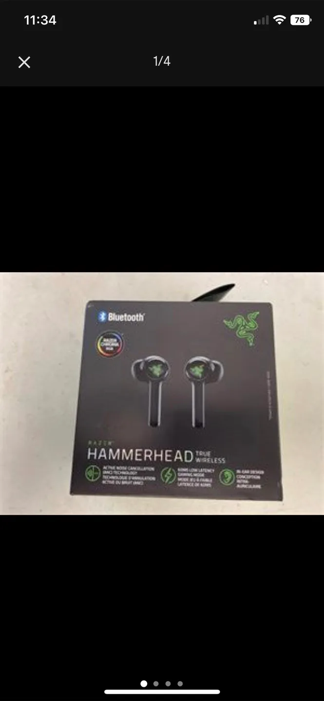 Razer Hammerhead True Wireless Earbuds thumbnail