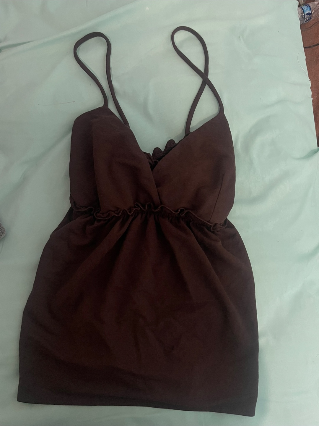 Brown Tank Top