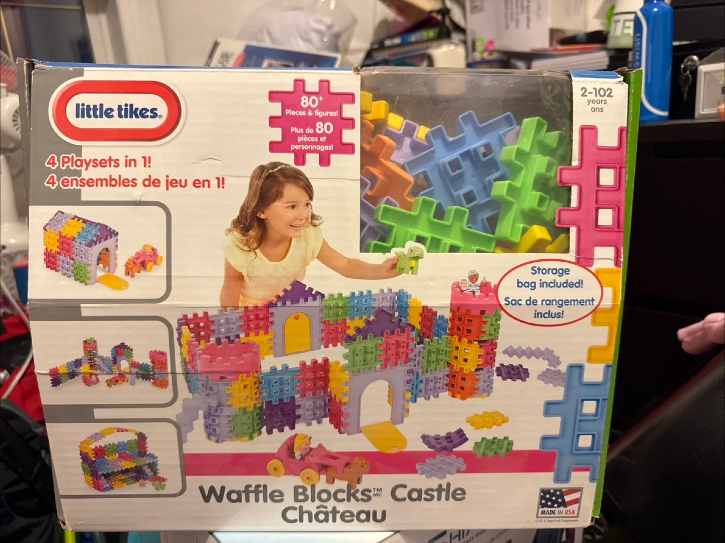 Little Tikes Waffle Blocks Castle - 80+ Pieces thumbnail