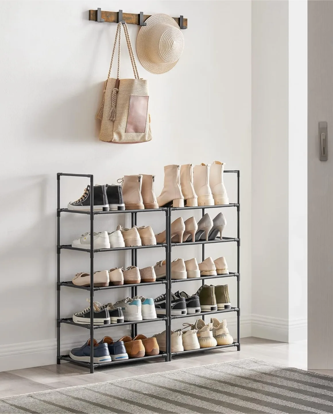 SONGMICS 10-Tier Shoe Rack - Like New! thumbnail