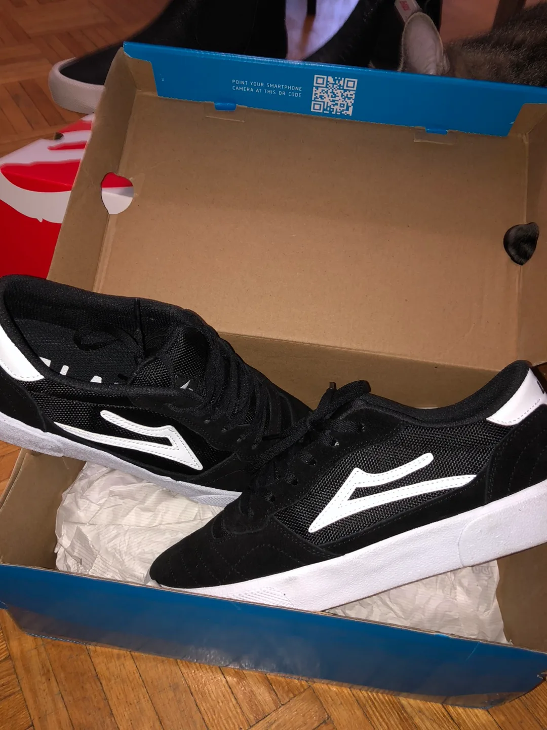 Globe Austyn Black Leather Shoes - New! image indicator(2)