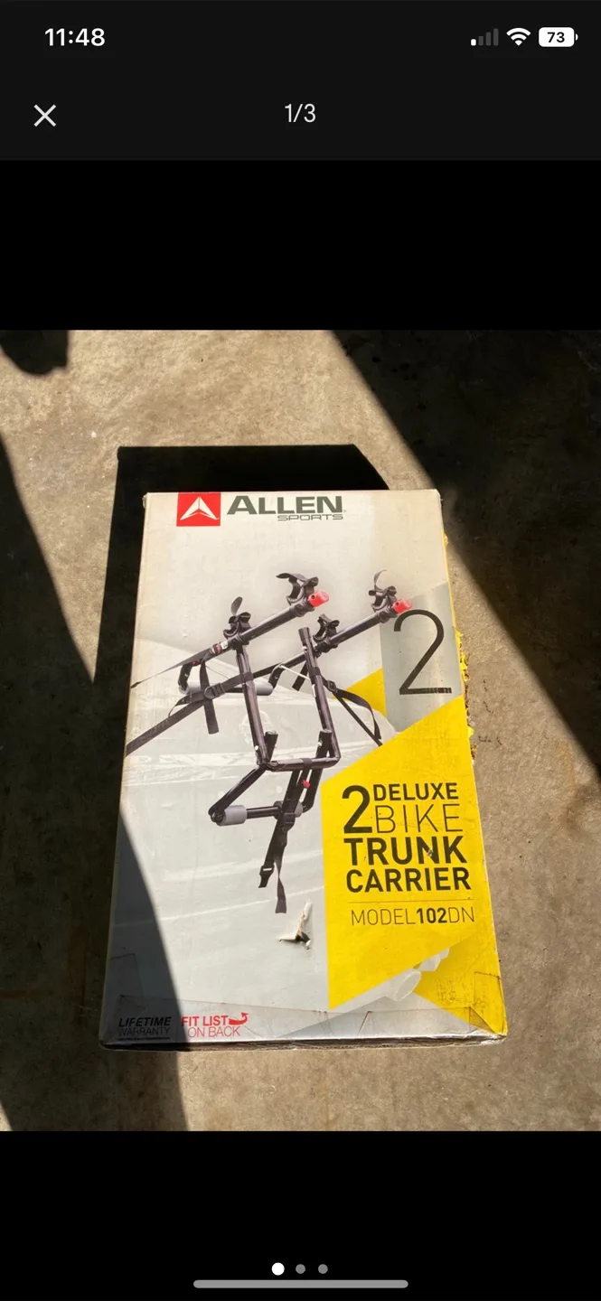 Allen Sports 2-Bike Deluxe Trunk Carrier thumbnail