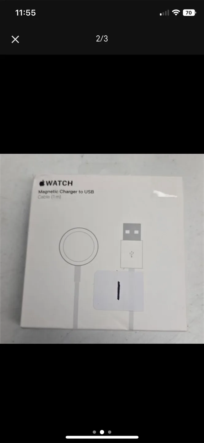 Apple Watch Magnetic Charger to USB Cable (1m) thumbnail