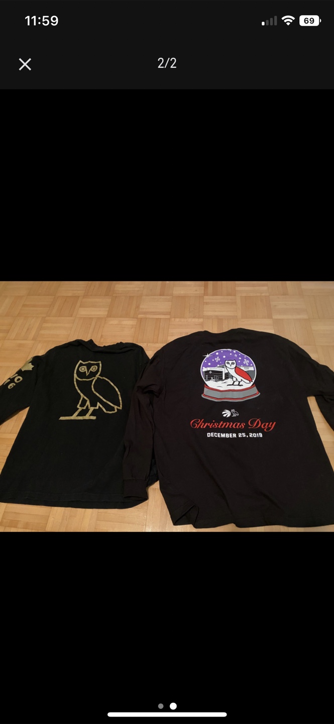 OVO Raptors & Christmas Day Long Sleeve Shirts - photo 2