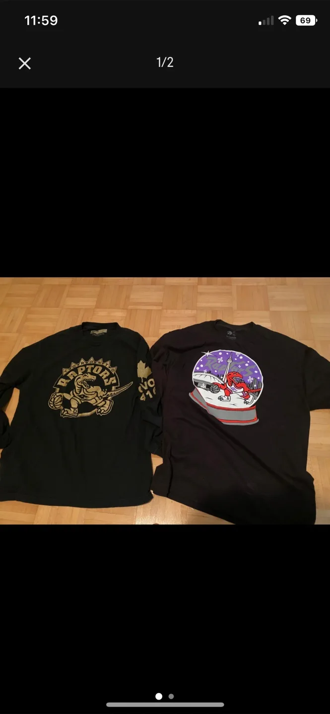 OVO Raptors & Christmas Day Long Sleeve Shirts thumbnail