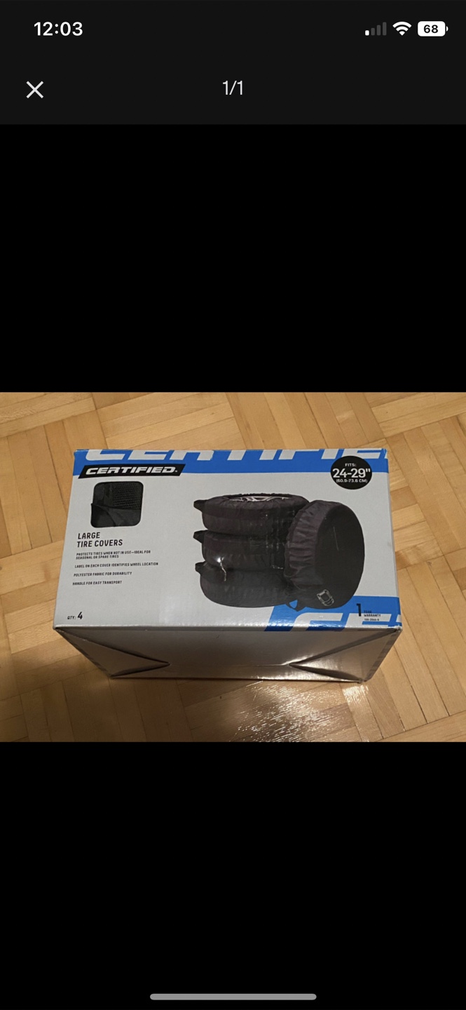 Certified Large Tire Covers 24-29"