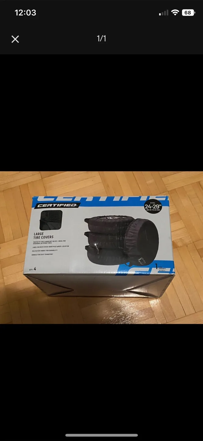 Certified Large Tire Covers 24-29" thumbnail