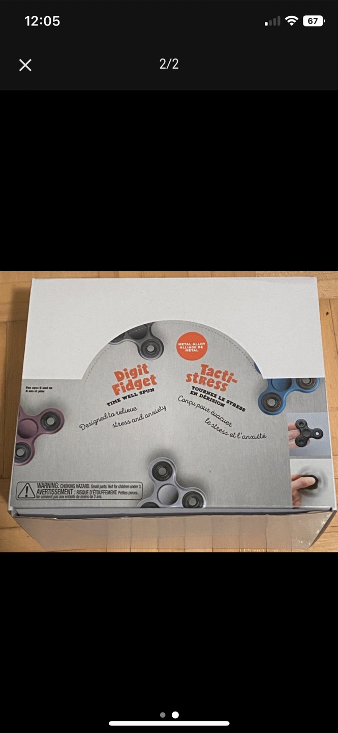 Digit Fidget Tacti-Stress Spinner - photo 2