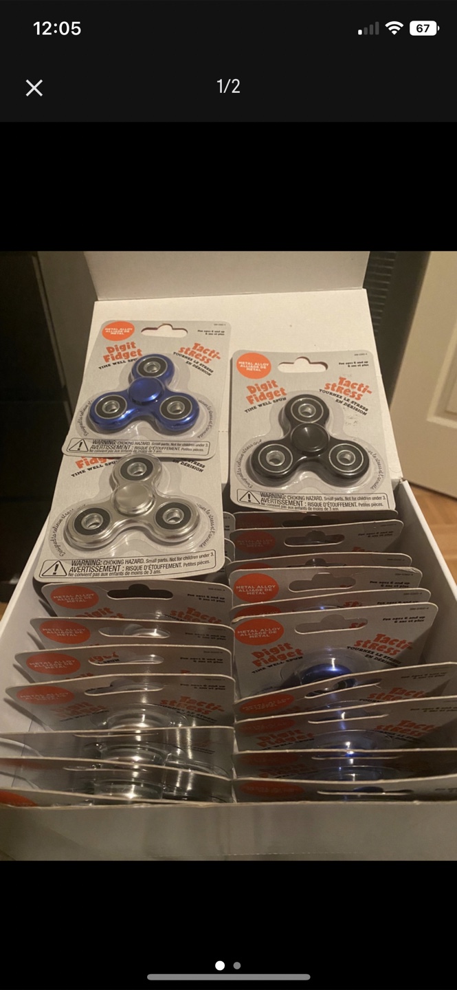 Digit Fidget Tacti-Stress Spinner