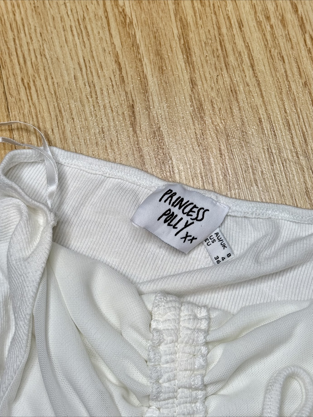 Princess Polly White Halter Top - Size XS - photo 5