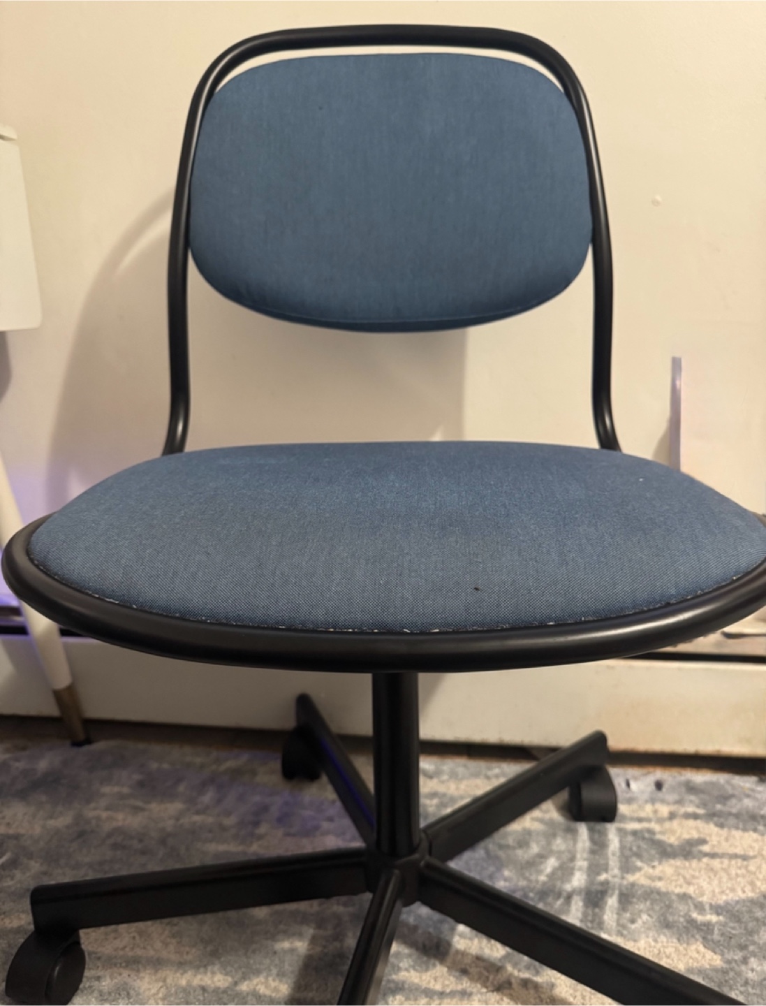 Blue Swivel Desk Chair