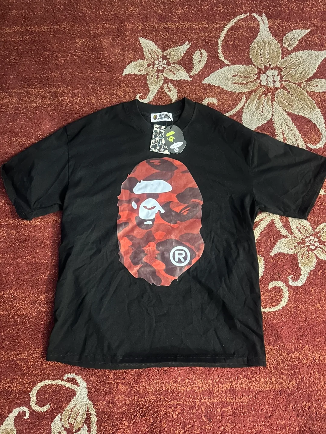 Bathing Ape (BAPE) Black Tee - Size XL thumbnail
