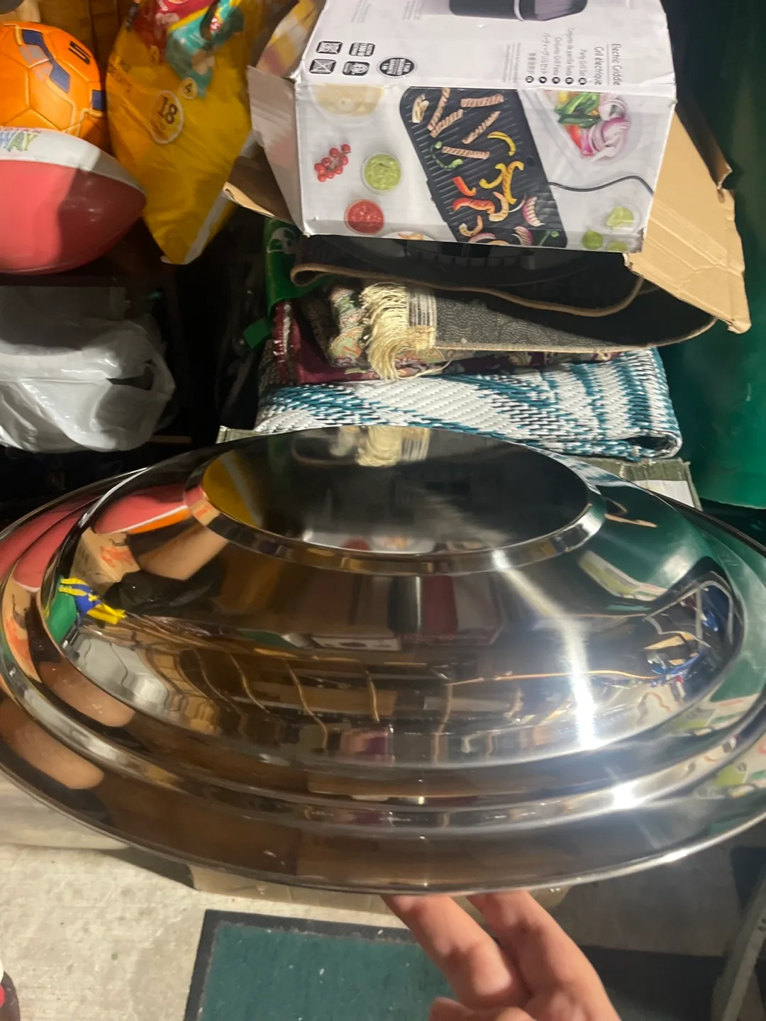 Stainless Steel Serving Bowl image indicator(5)