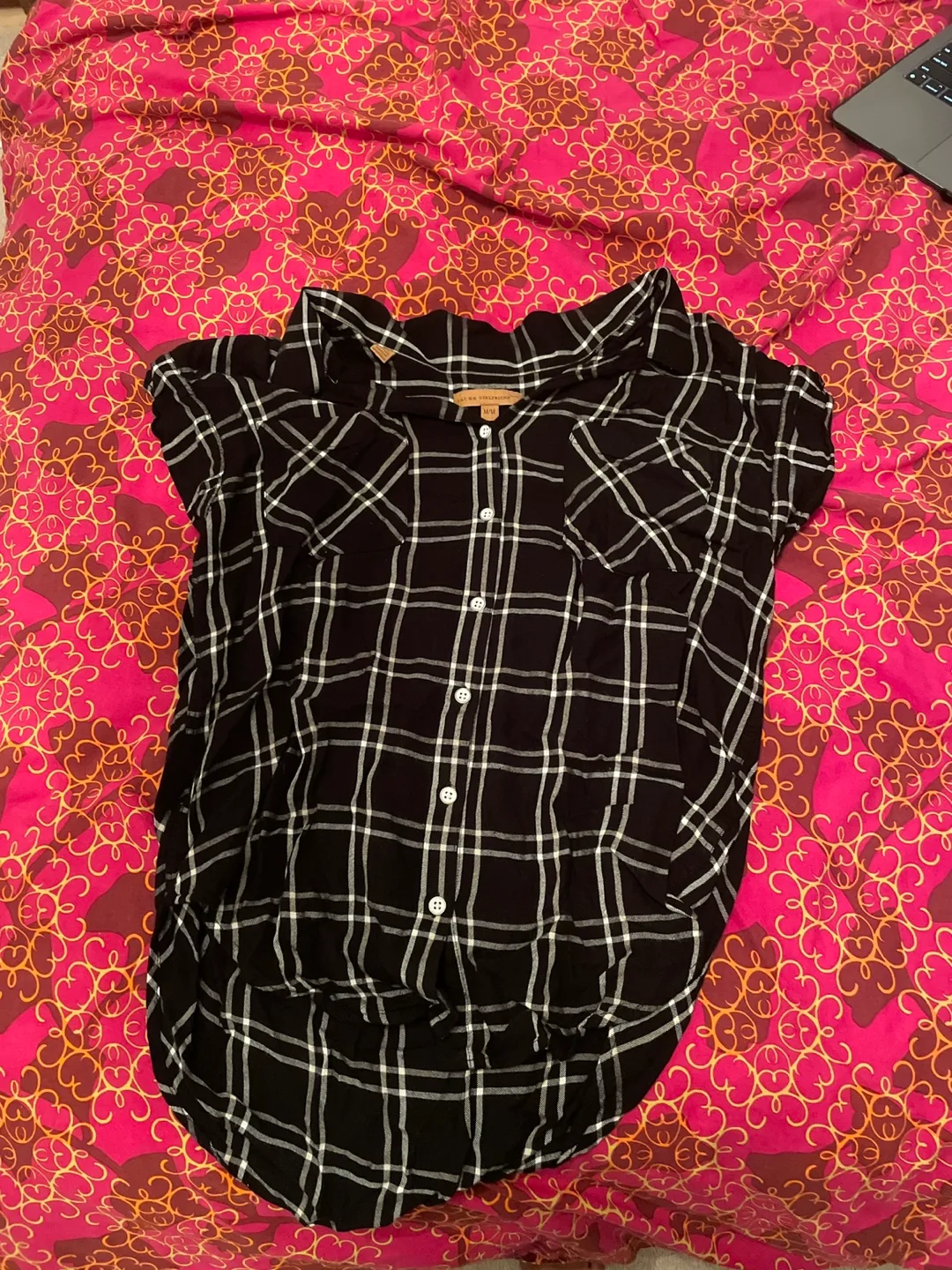Jachs Girlfriend Plaid Blouse - Size M/M thumbnail