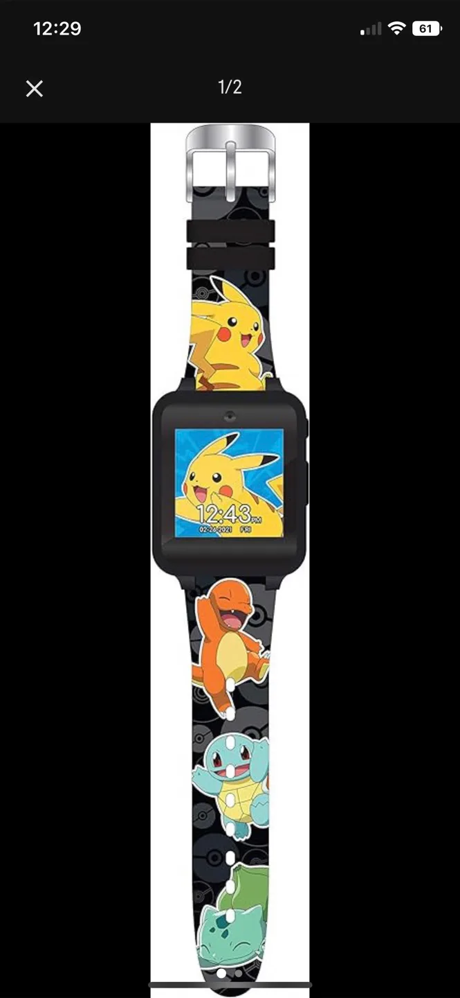 Pokémon Interactive Watch - Like New! thumbnail