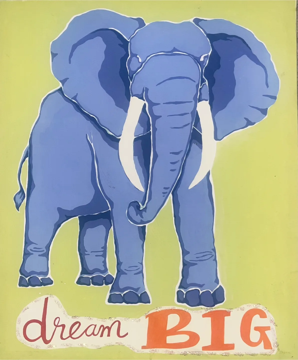 North America Map & Elephant Painting image indicator(4)