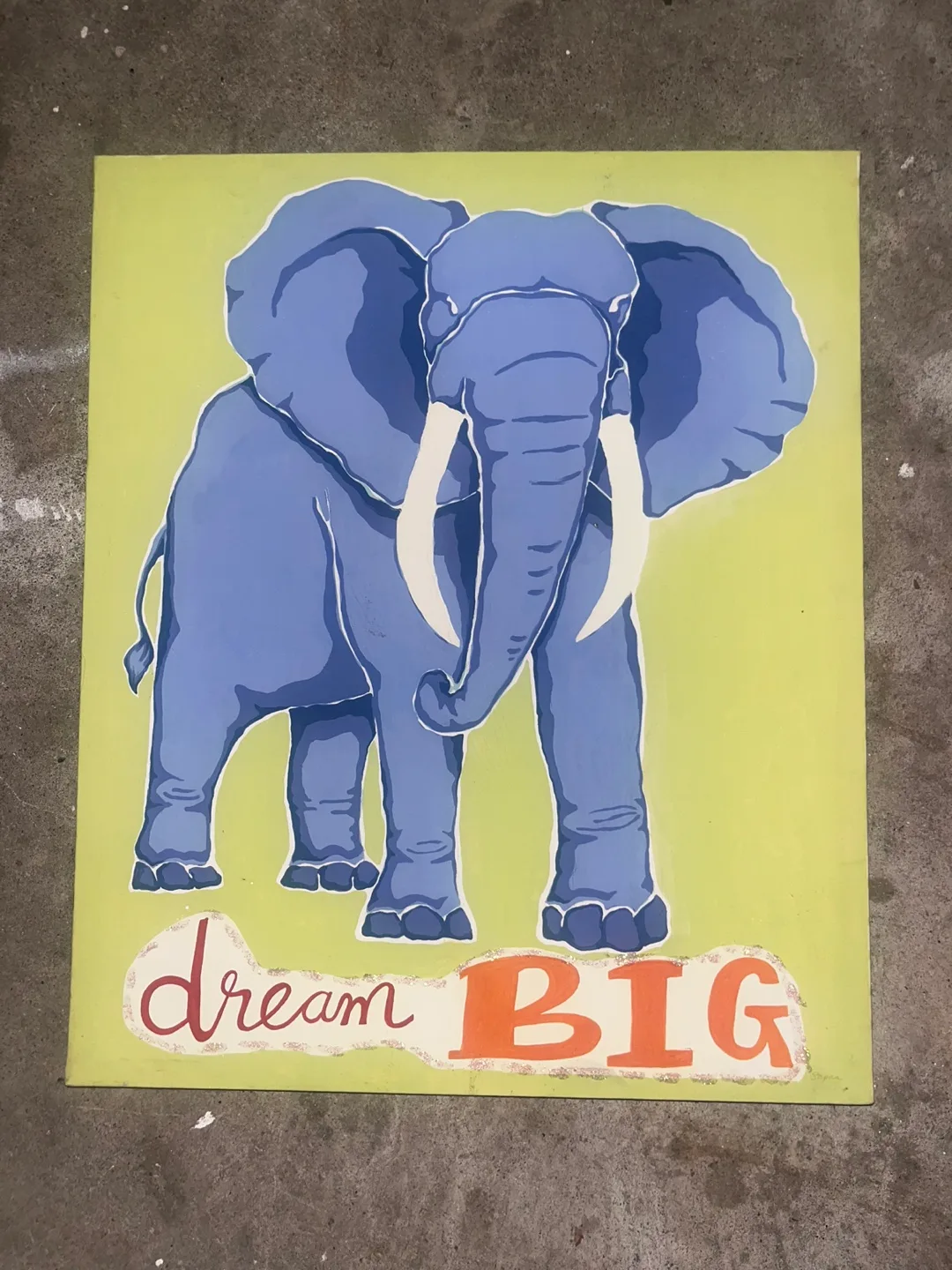 North America Map & Elephant Painting image indicator(3)