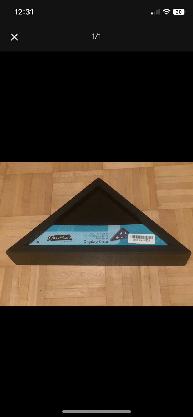 Collector's Museum Flag Display Case