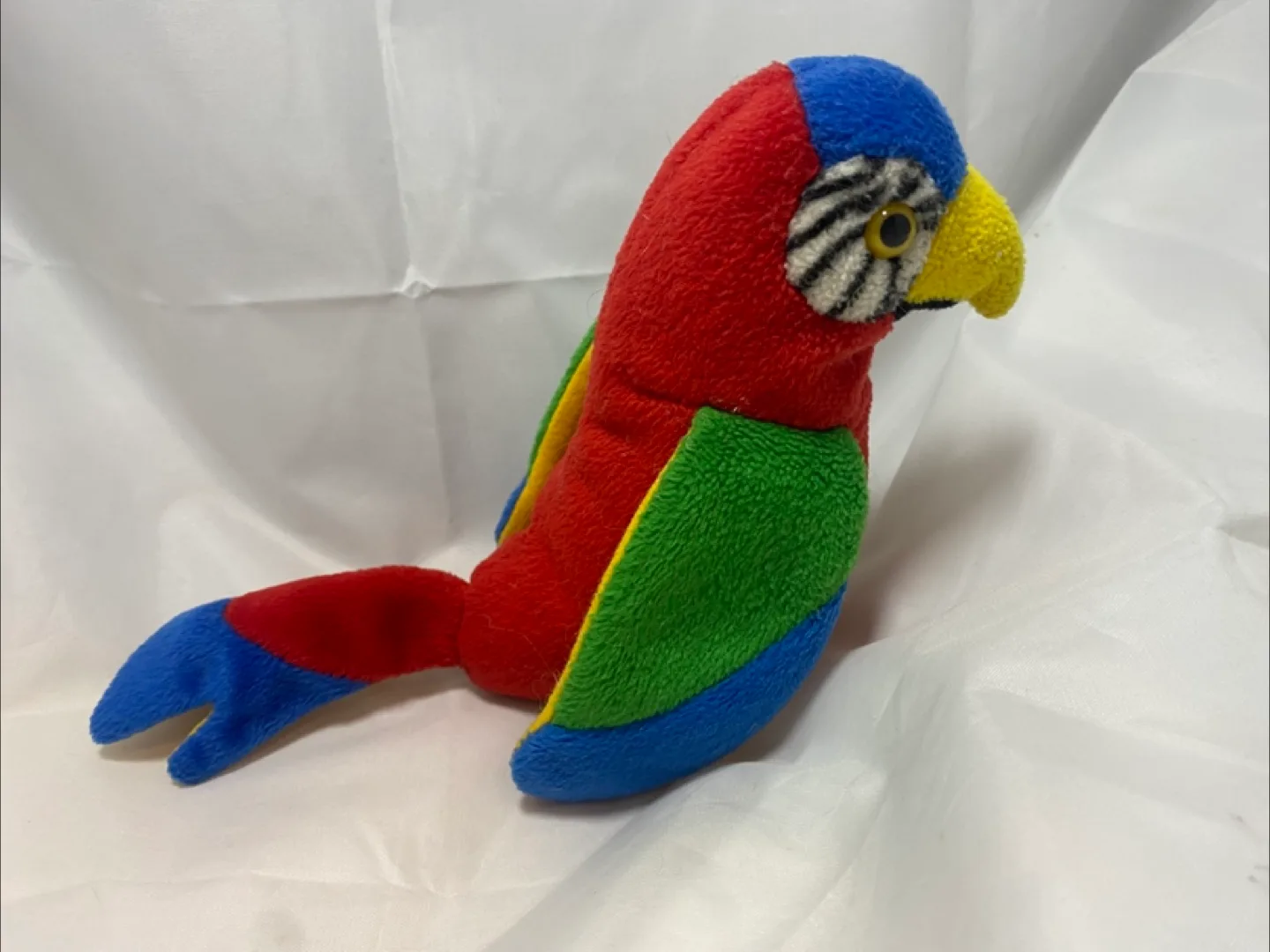 Ty Beanie Baby Jabber the Parrot 6" Beanbag Plush Bird image indicator(2)