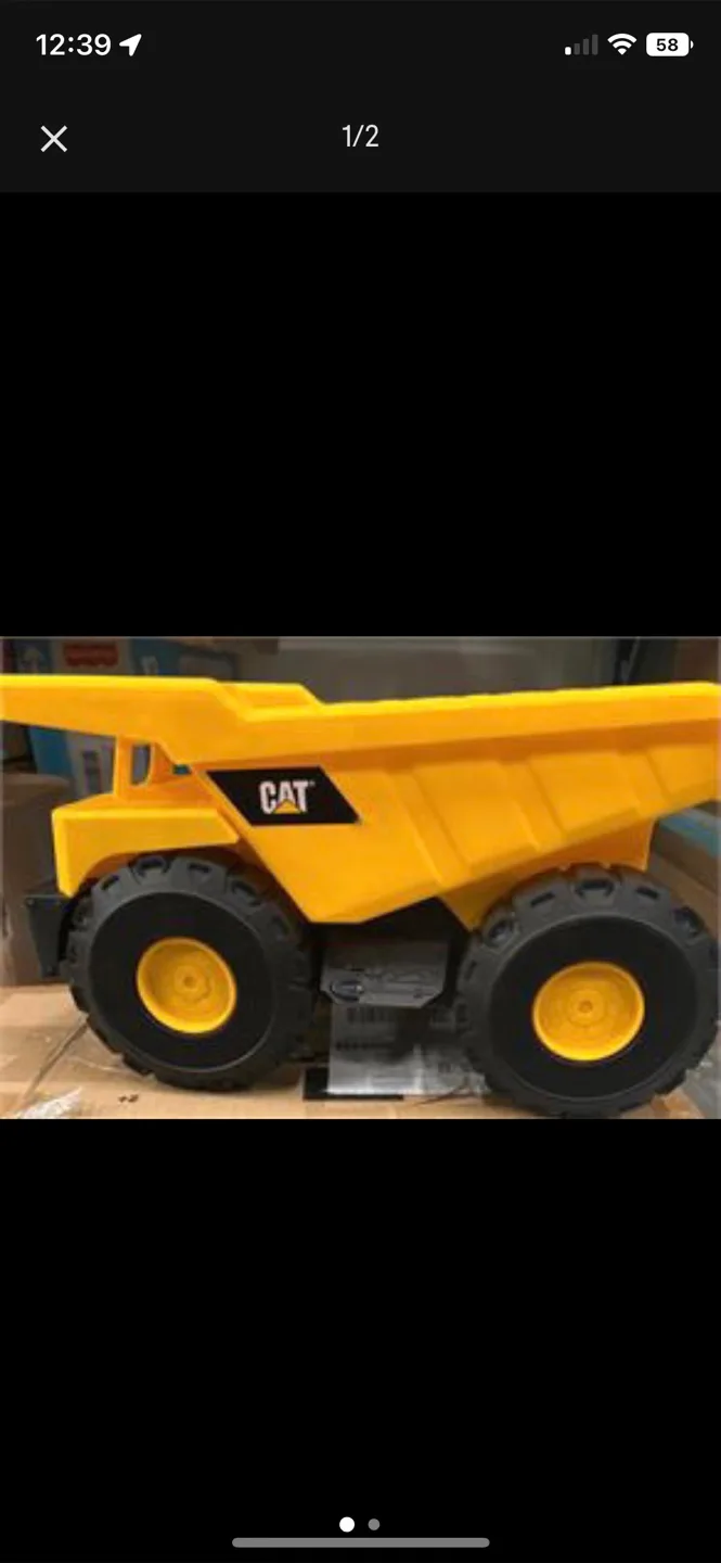 CAT Dump Truck Toy - Kids Ride-On thumbnail