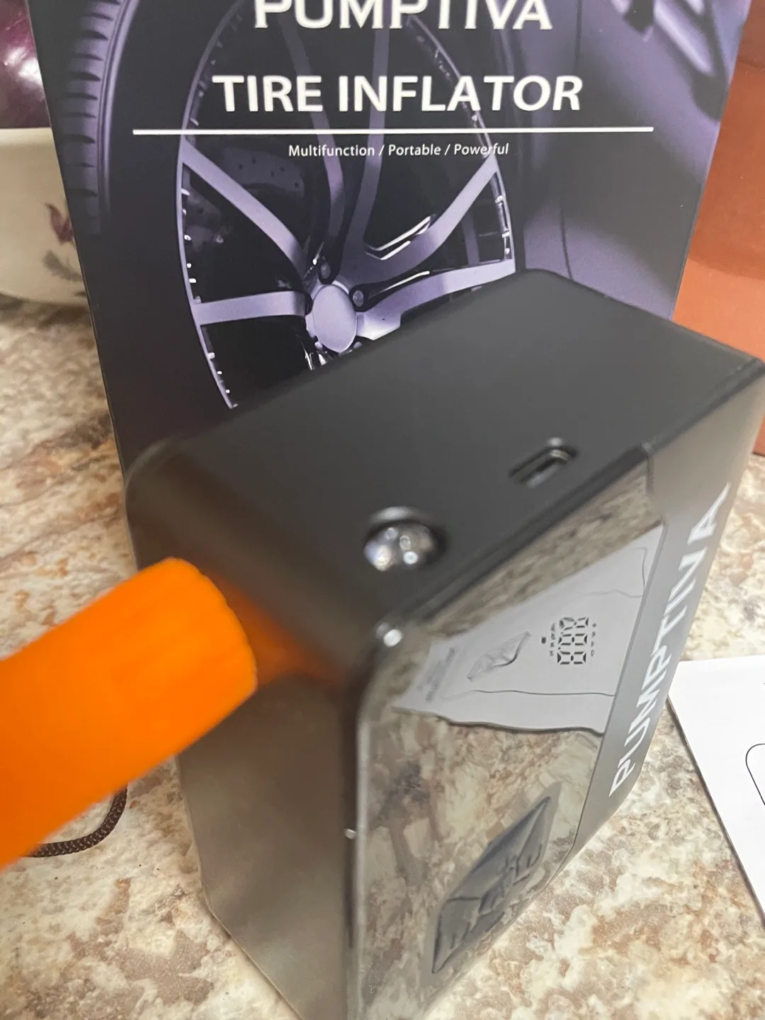 Pumptiva Tire Inflator - Portable & Powerful image indicator(4)