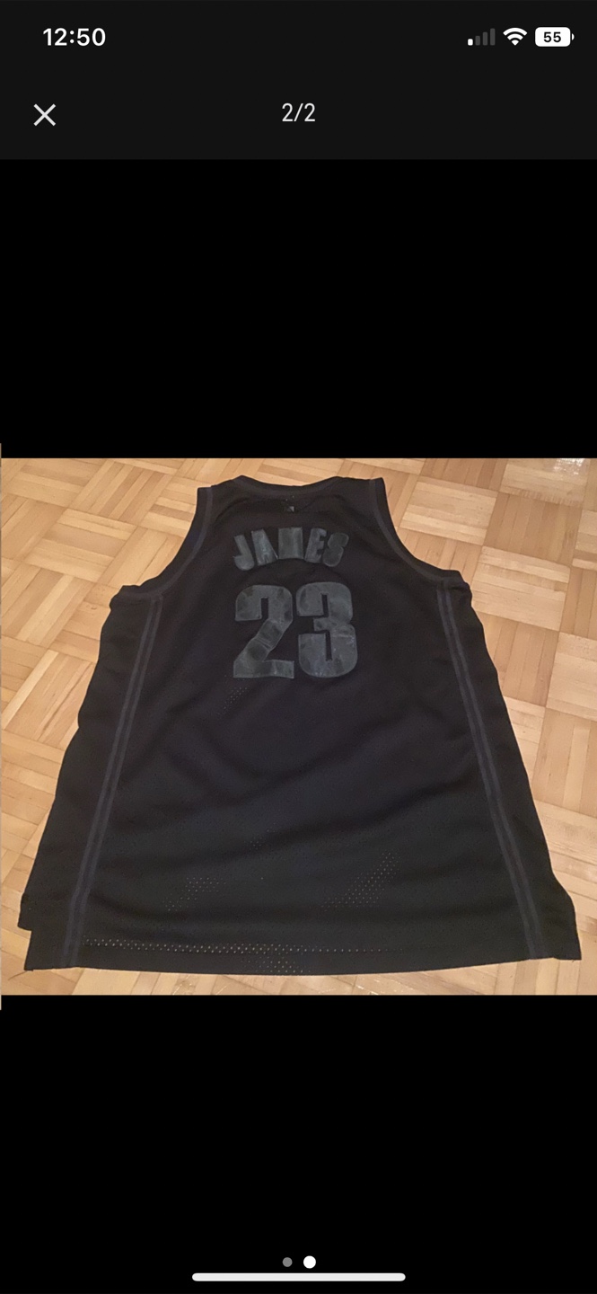 XL Black LeBron James Jersey - photo 2