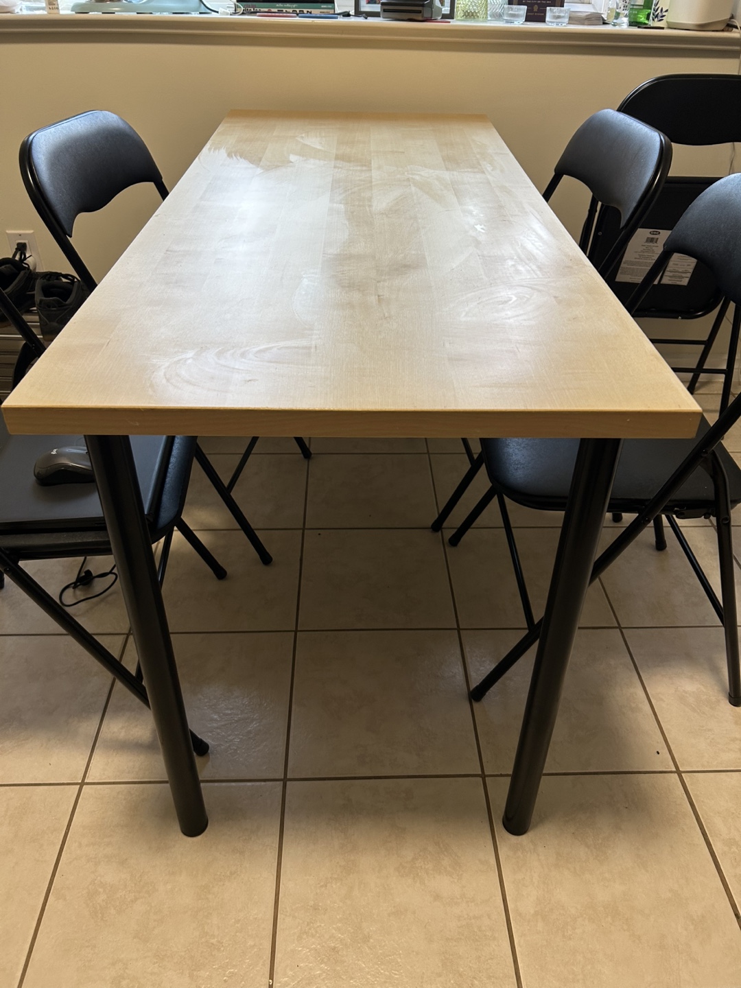 Simple wooden dinning Table - photo 3