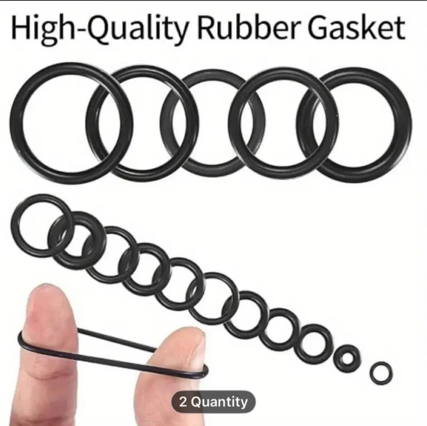 O Ring Kit 225pcs, O Ring Assortment Kit 18 Size image indicator(8)