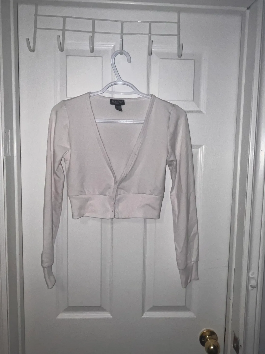Poetry Clothing White Cardigan - Size S thumbnail