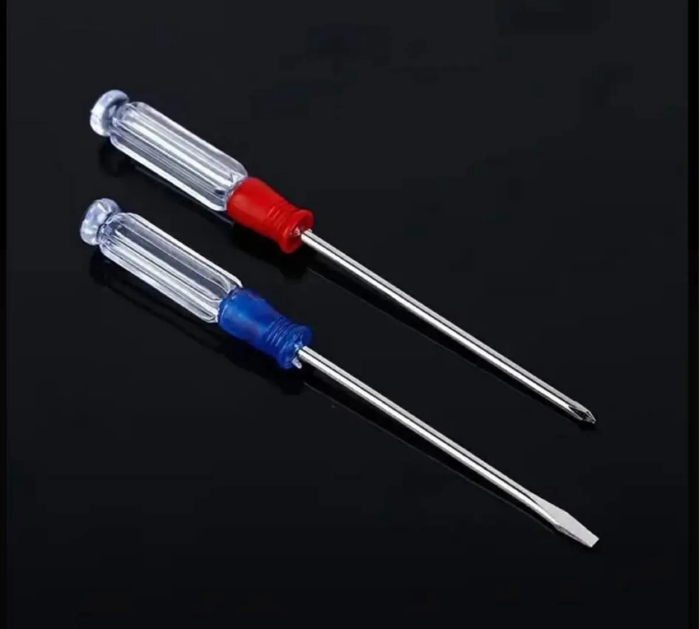 10pcs Crystal Screwdriver Set with Transparent Handles image indicator(2)