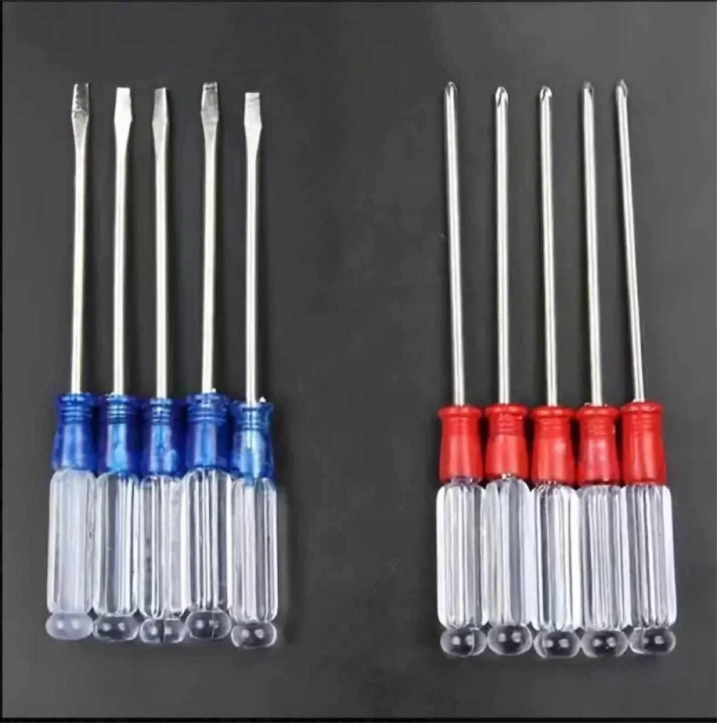 10pcs Crystal Screwdriver Set with Transparent Handles image indicator(6)