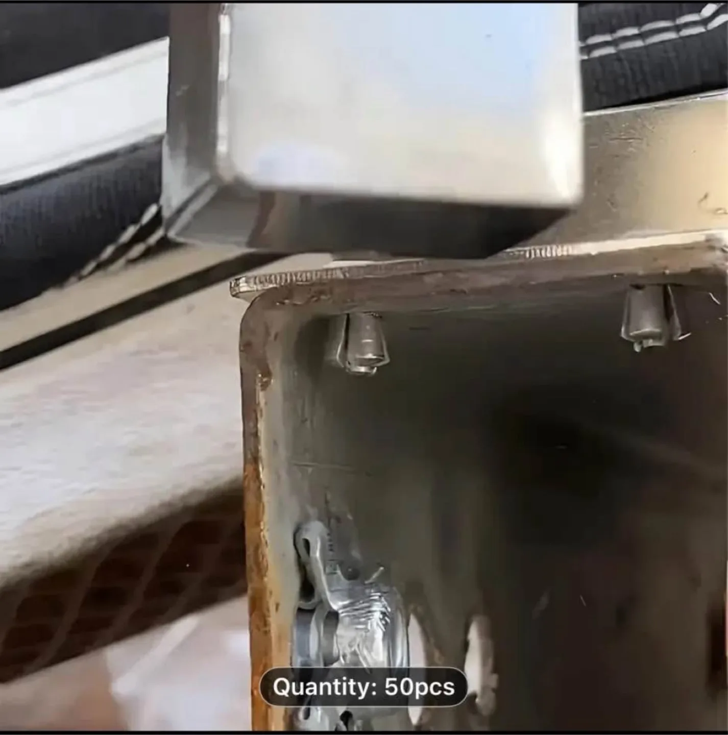 50pcs Aluminum & Stainless Steel Flat Round Head Rivets image indicator(2)