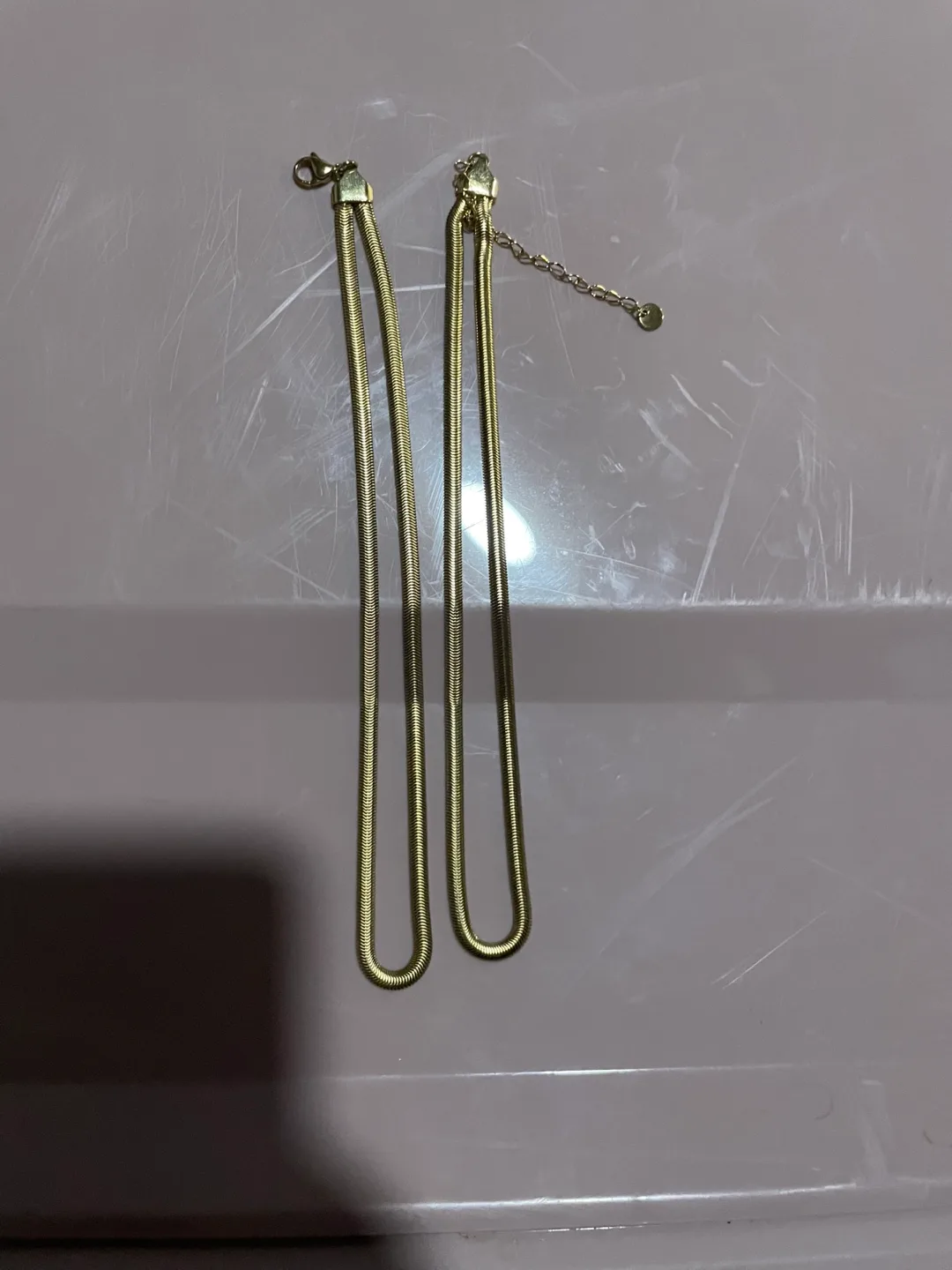 Gold plated snake chain thumbnail