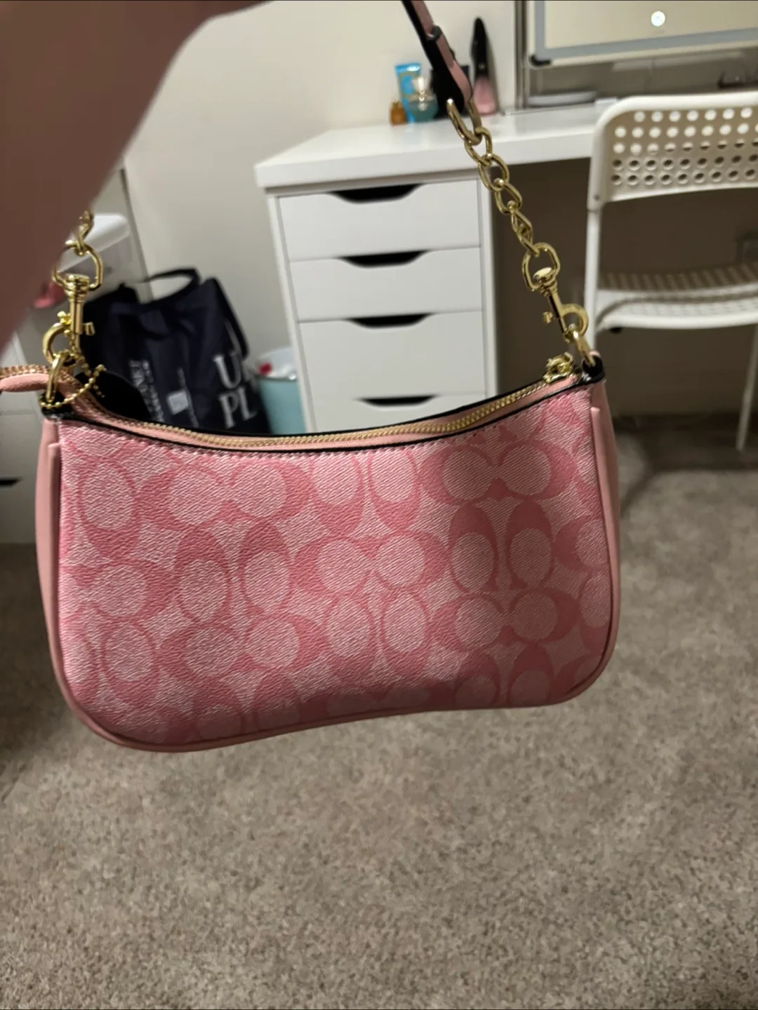 Pink coach Teri shoulder bag thumbnail