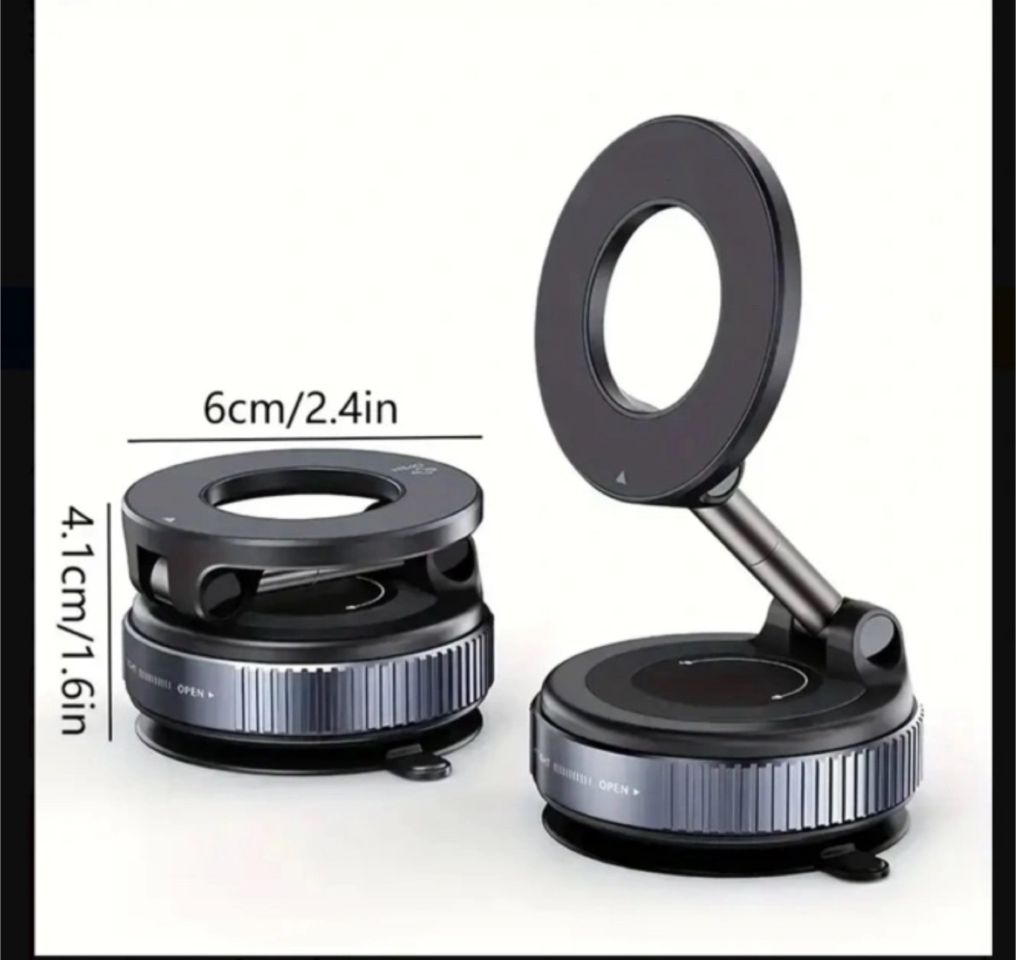 ‏Upgraded Aluminum Alloy Magnetic Phone Holder - photo 2