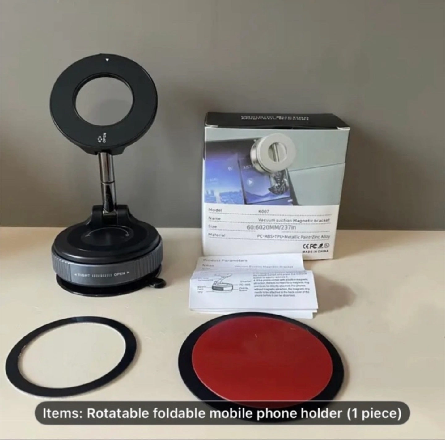 ‏Upgraded Aluminum Alloy Magnetic Phone Holder
