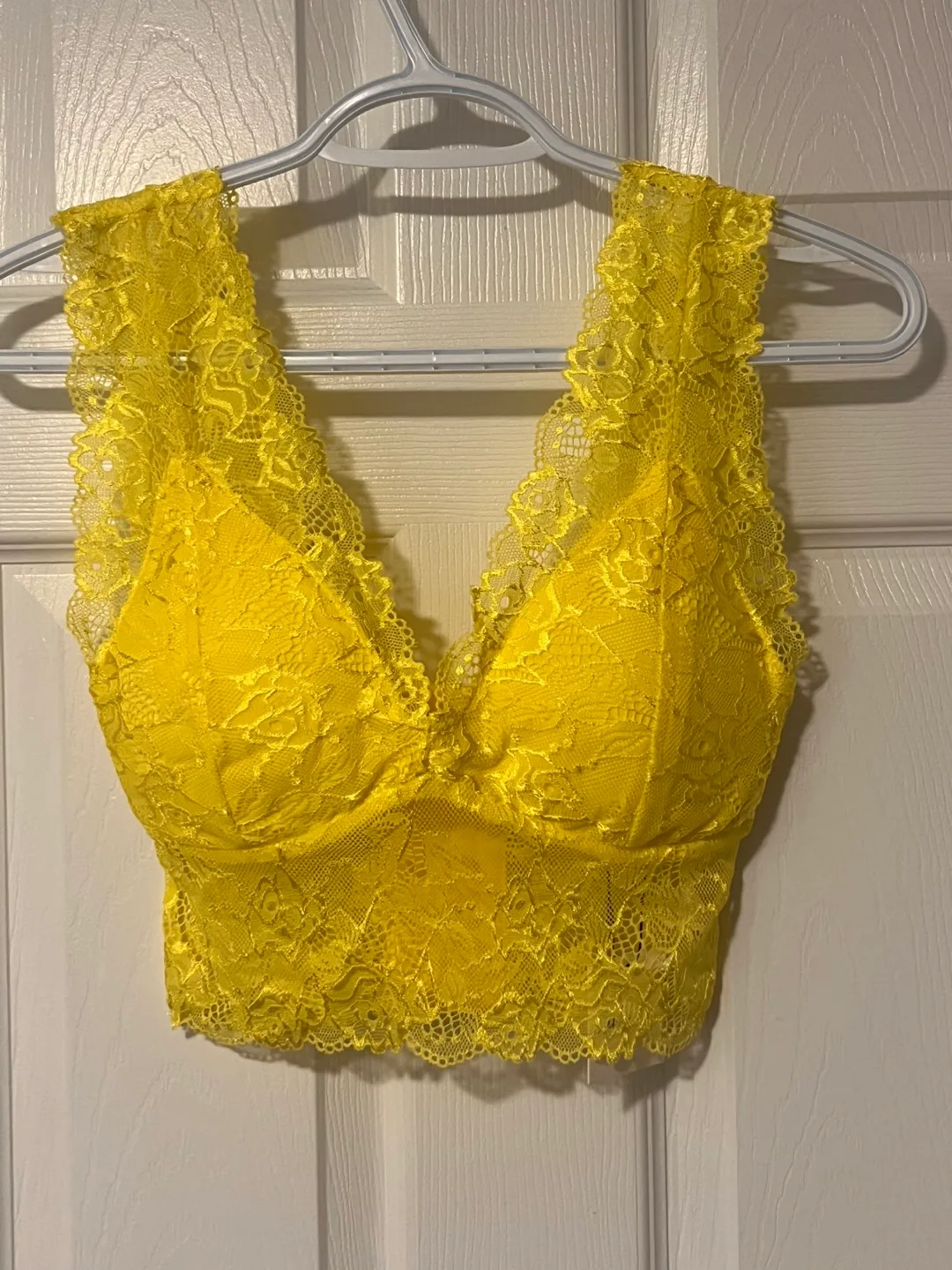 Yellow Lace Bralette thumbnail