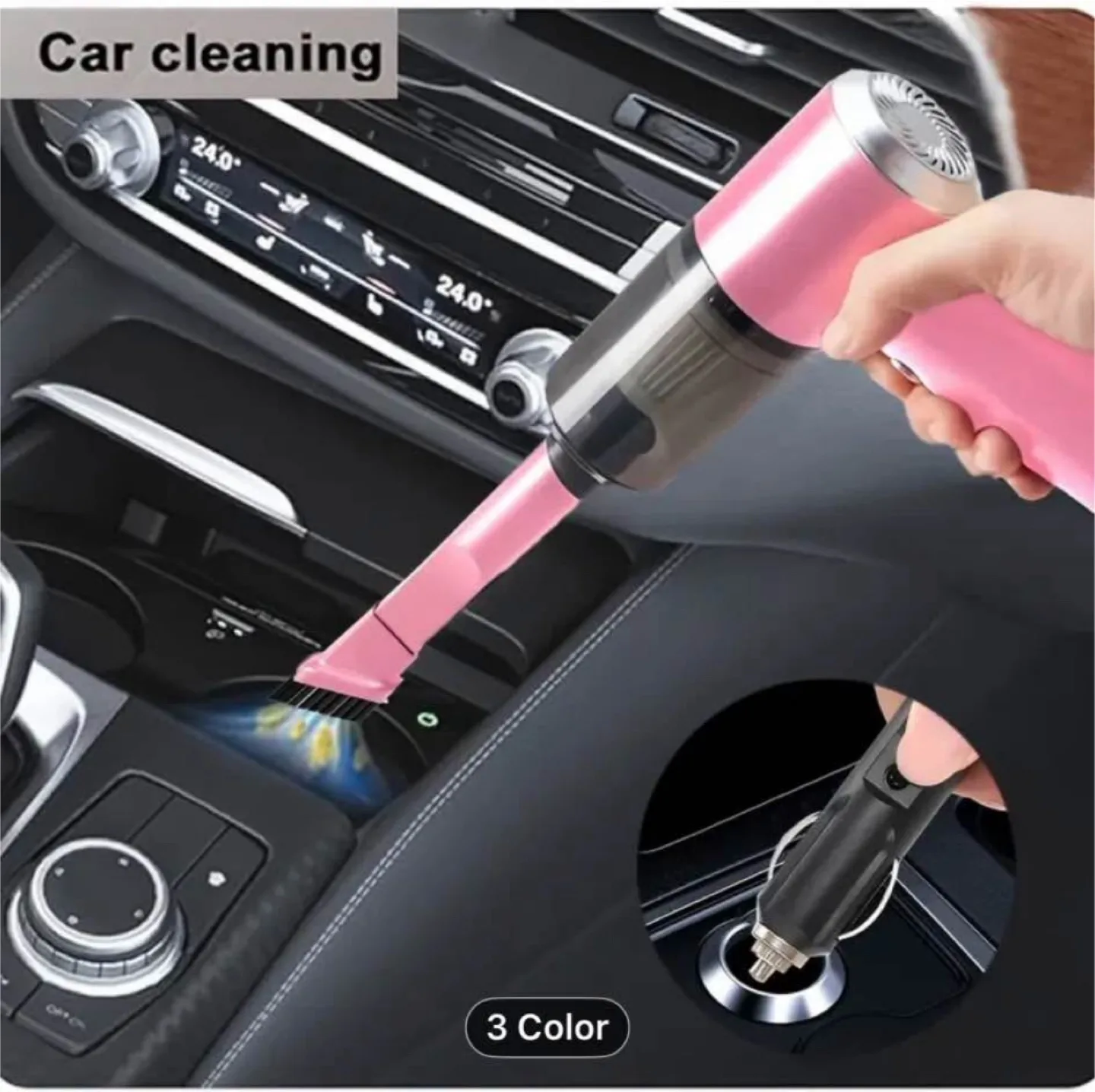 Corded Car Vacuum Cleaner - white image indicator(3)