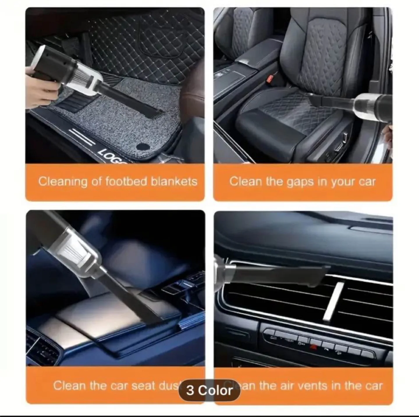 Corded Car Vacuum Cleaner - white image indicator(6)