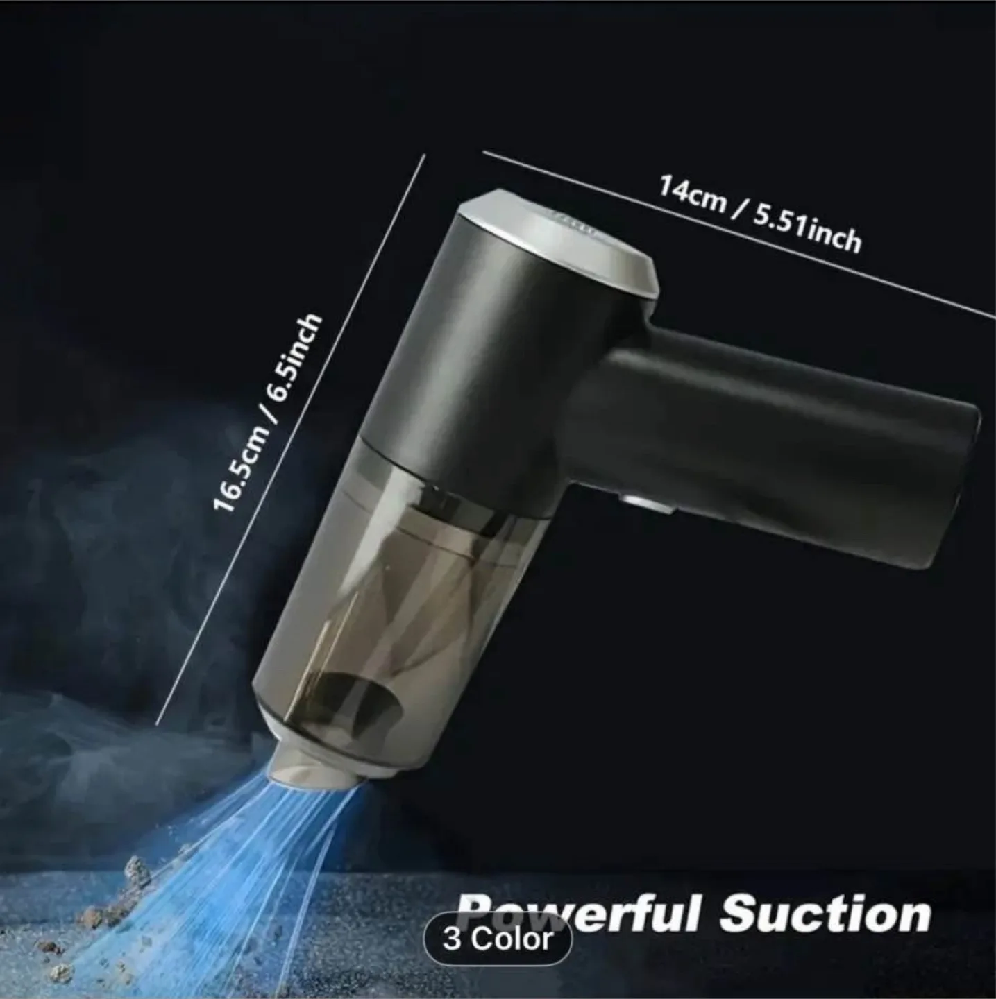 Corded Car Vacuum Cleaner - white image indicator(10)