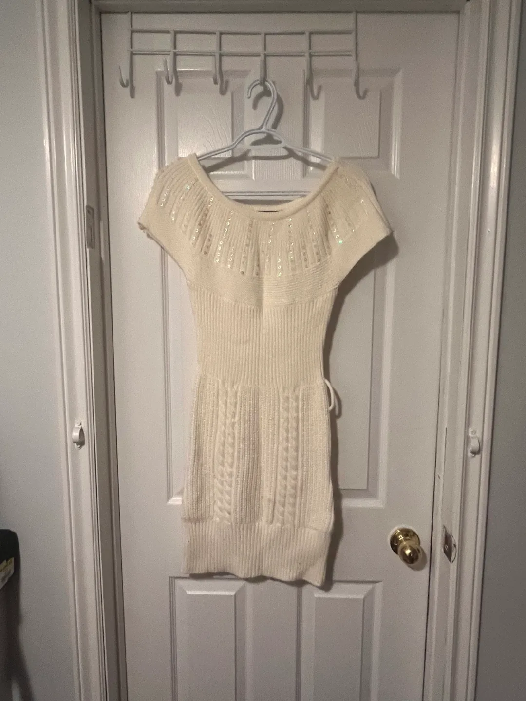 We Love Cream Knit Dress thumbnail