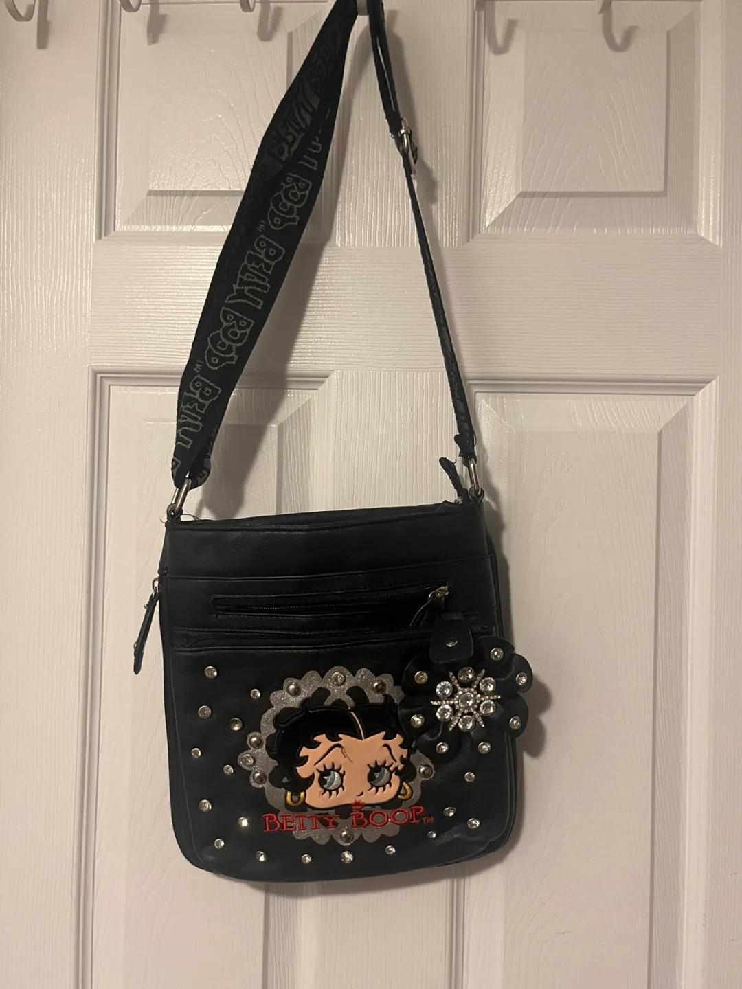 Betty Boop Black Crossbody Bag thumbnail