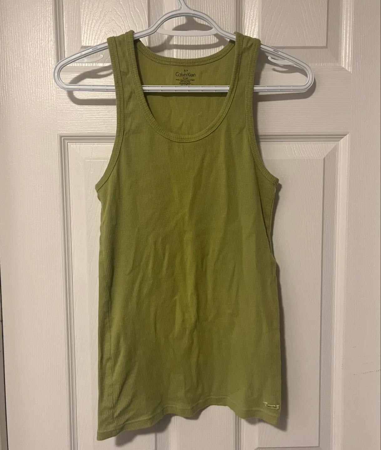 Calvin Klein Ribbed Tank Top - S thumbnail