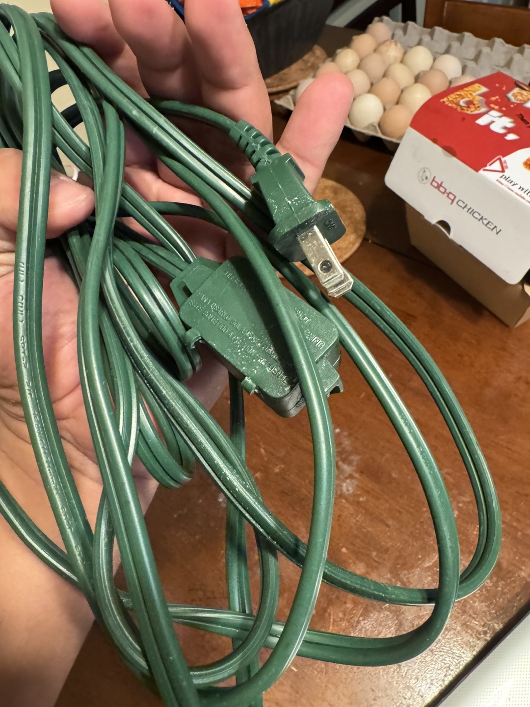 Green Extension Cord