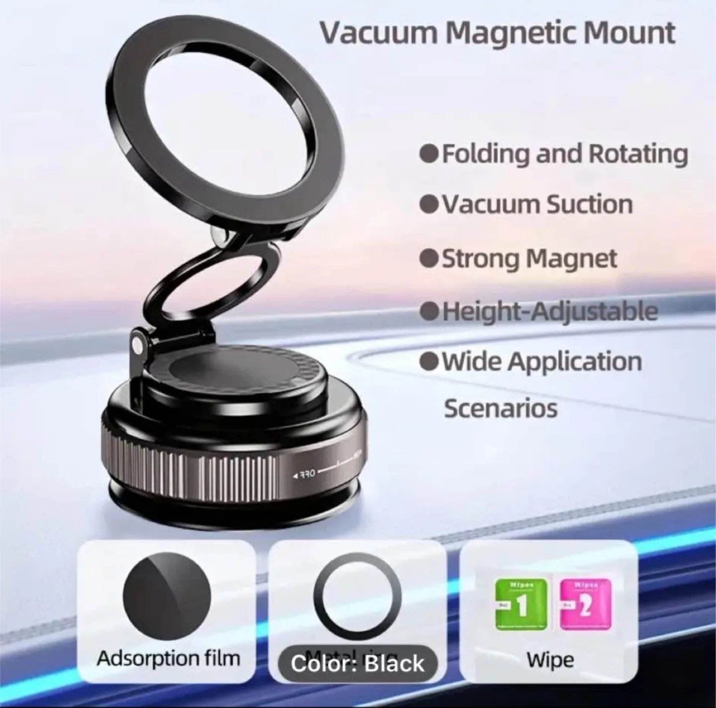 2025 Upgraded 360° Rotating Magnetic Phone  Mount image indicator(6)