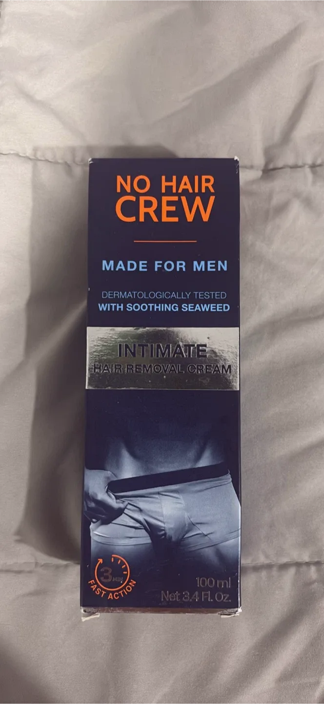 No Hair Crew Intimate Hair Removal Cream for Men thumbnail