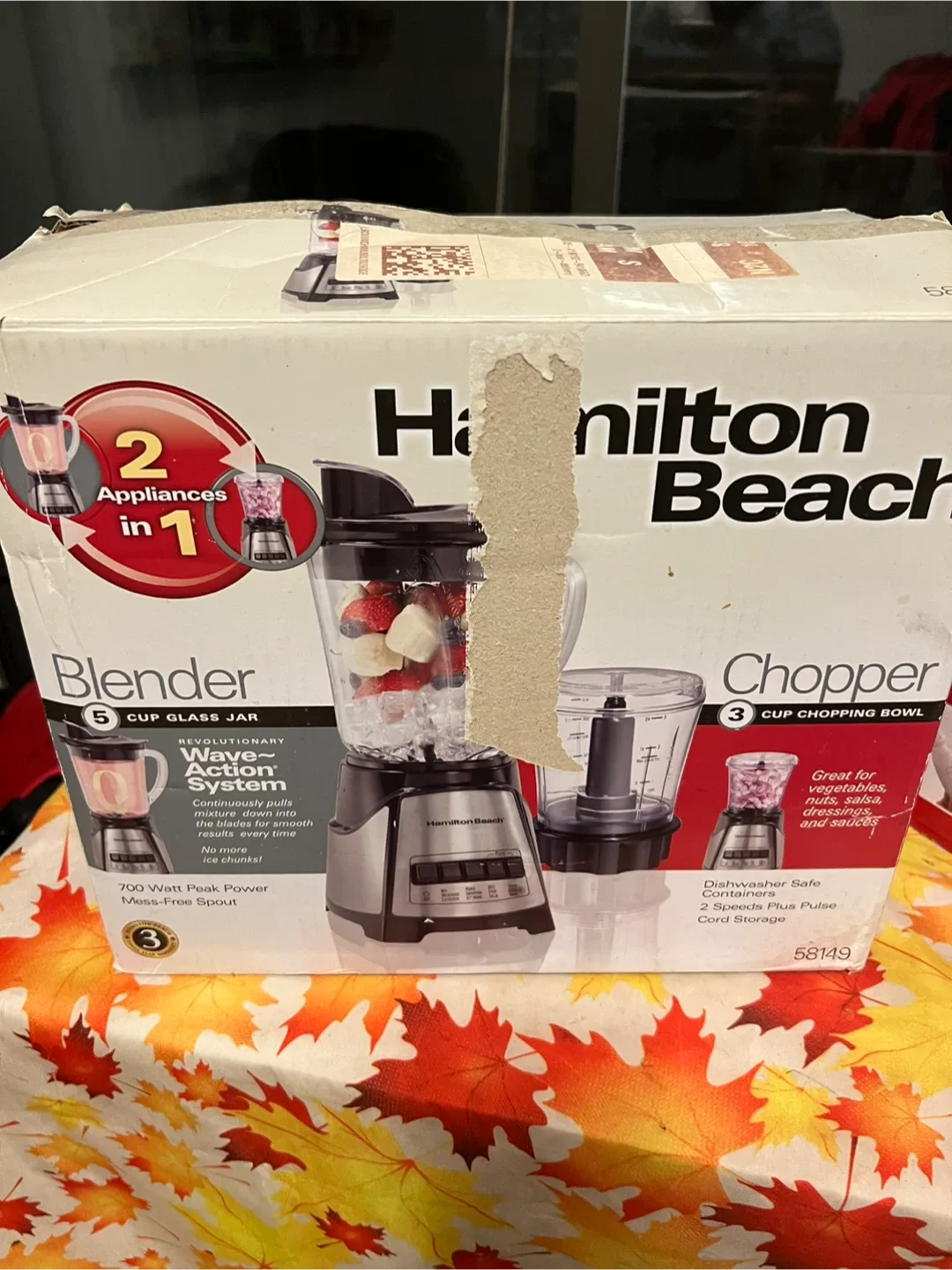 Hamilton Beach 2-in-1 Blender & Chopper thumbnail