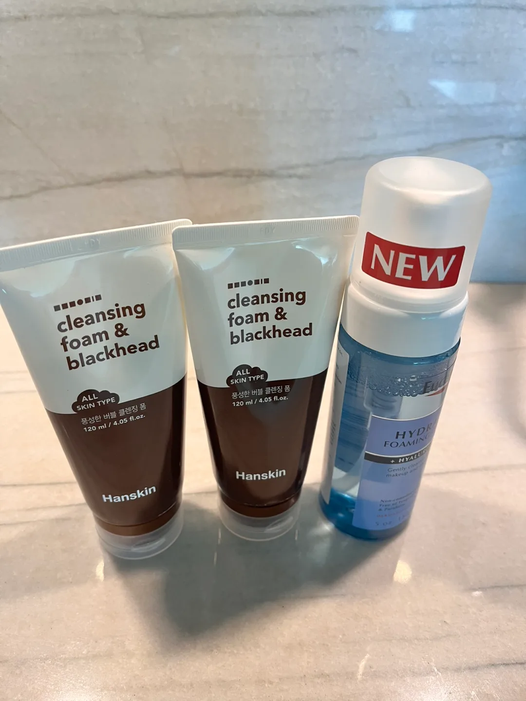 Korean Brand Cleansing Foam & Blackhead + Eucerin Cleanser thumbnail